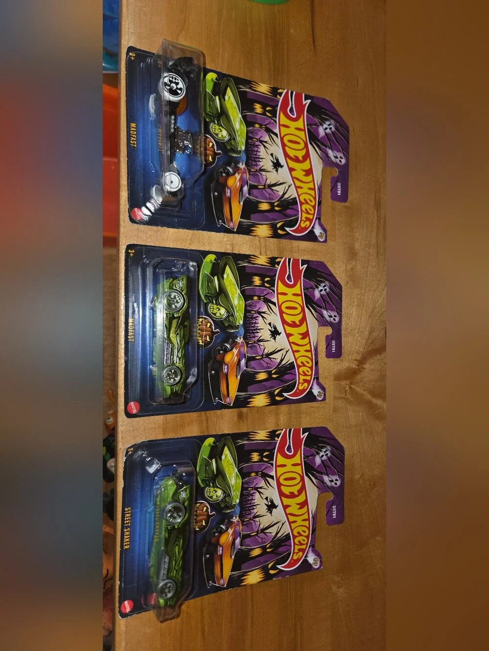 ERROR NEW Hot Wheels 2024 HW Halloween 5/5 Green Street Shaker Car Madfast 1/5 - Picture 14 of 16